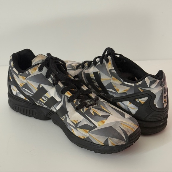 ADIDAS Men's ZX Flux “Geometric Print” Sneakers #AQ3149 Size US 10 - Picture 6 of 12